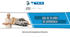 Desktop Screenshot of expreso-tas.com