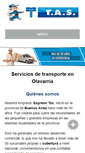 Mobile Screenshot of expreso-tas.com